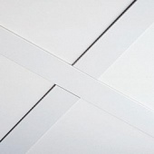 Потолочная плита Армстронг Оркал "ORCAL BOARD Plain" RAL 9010 (цв. белый) 600х600х15 в уп. 6,48м2/18шт/27кг